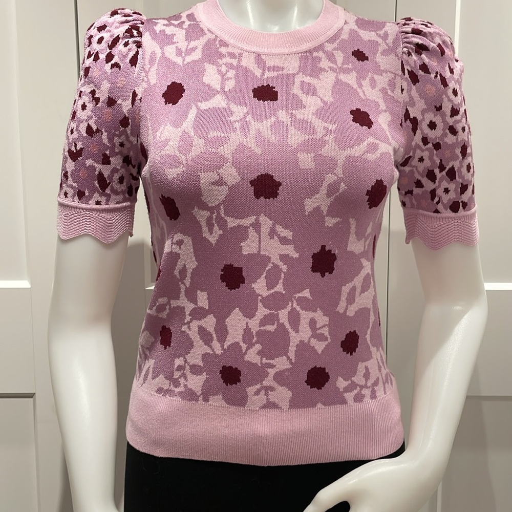 Kate Spade- Begonia Jacquard Sweater size XS